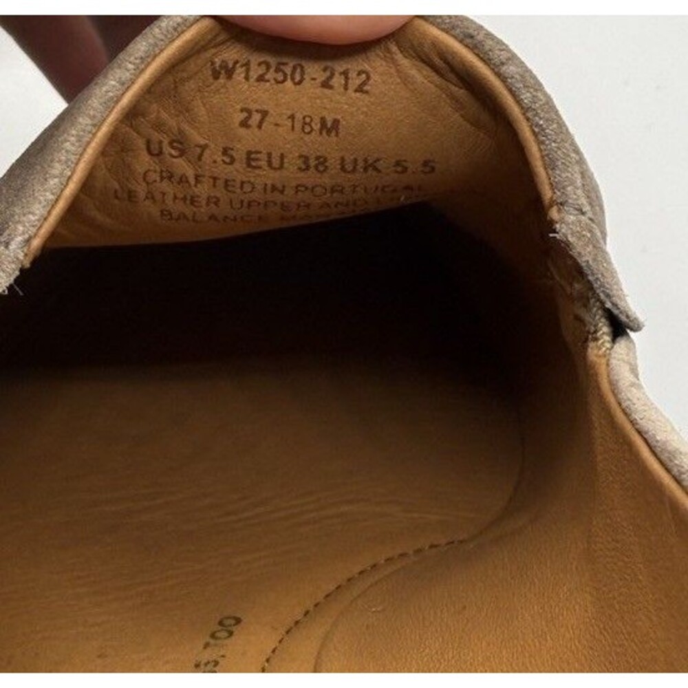 Samuel Hubbard Women's Freedom First slip-on shoe Taupe Suede Size 7.5 EU 38 - Picture 9 of 9